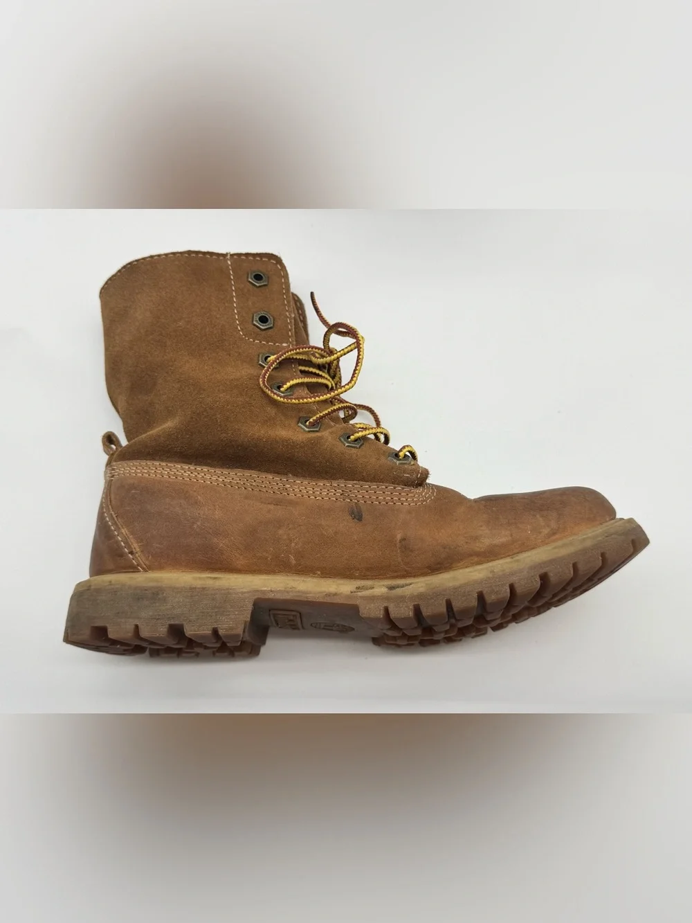 Timberland Brown Suede Lace-Up Work Boot